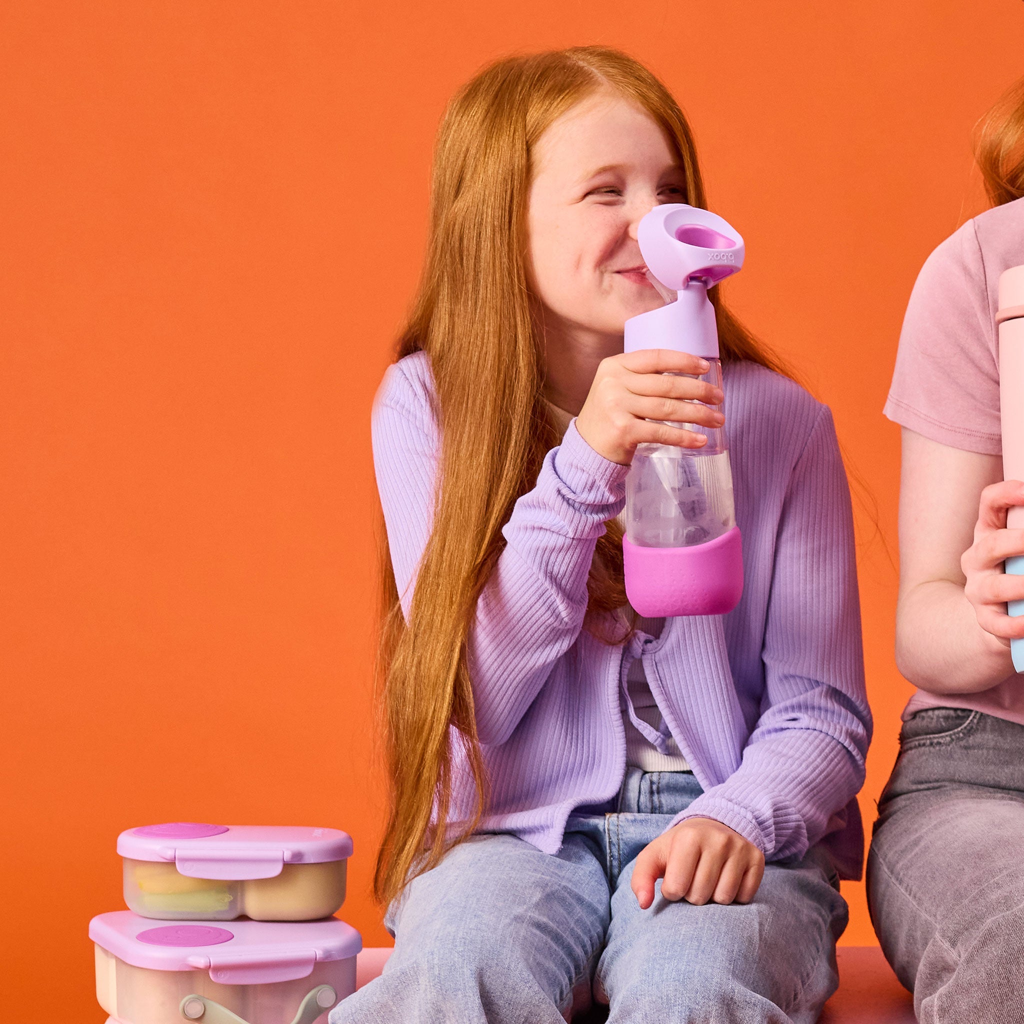 【New】トライタンドリンクボトル 600ml（プラスチック製水筒）/Tritan drink bottle 600ml - sugar plum