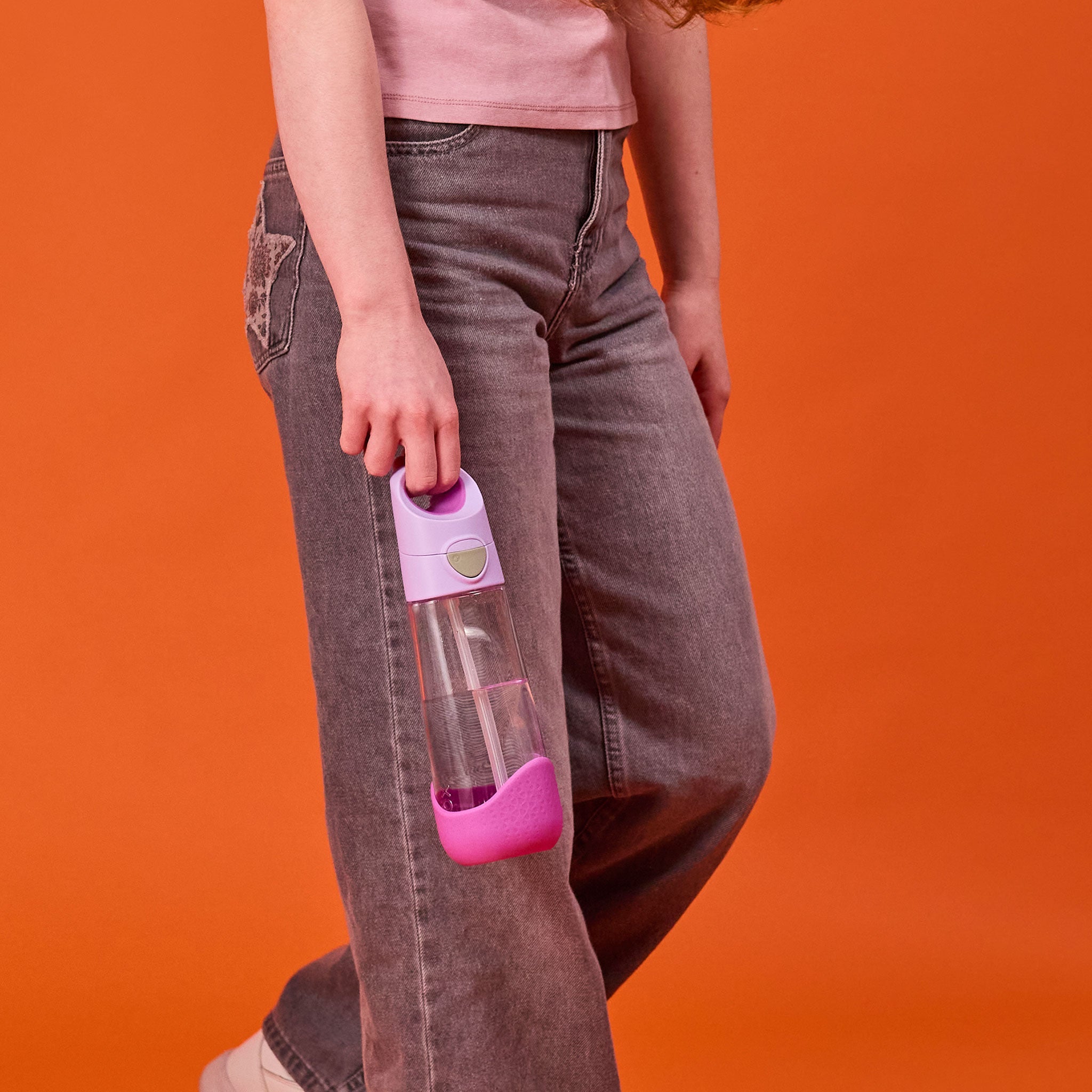 【New】トライタンドリンクボトル 600ml（プラスチック製水筒）/Tritan drink bottle 600ml - sugar plum