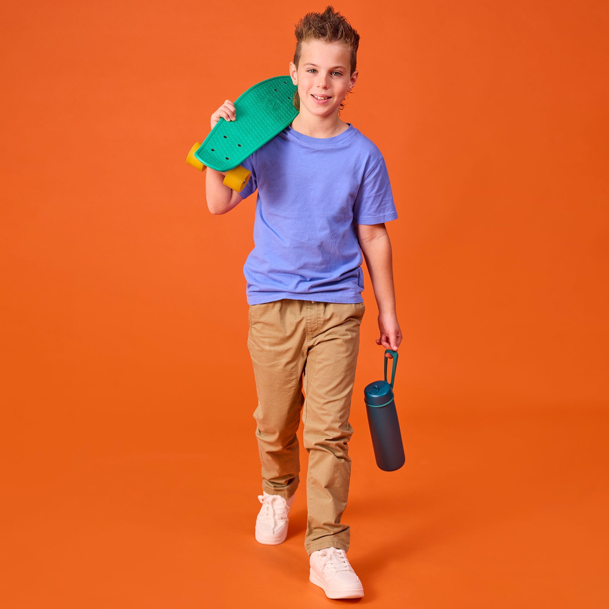 【New】フリップトップボトル 690ml（ステンレス製水筒）/Insulated Flip Top Bottle 690ml - sea glass