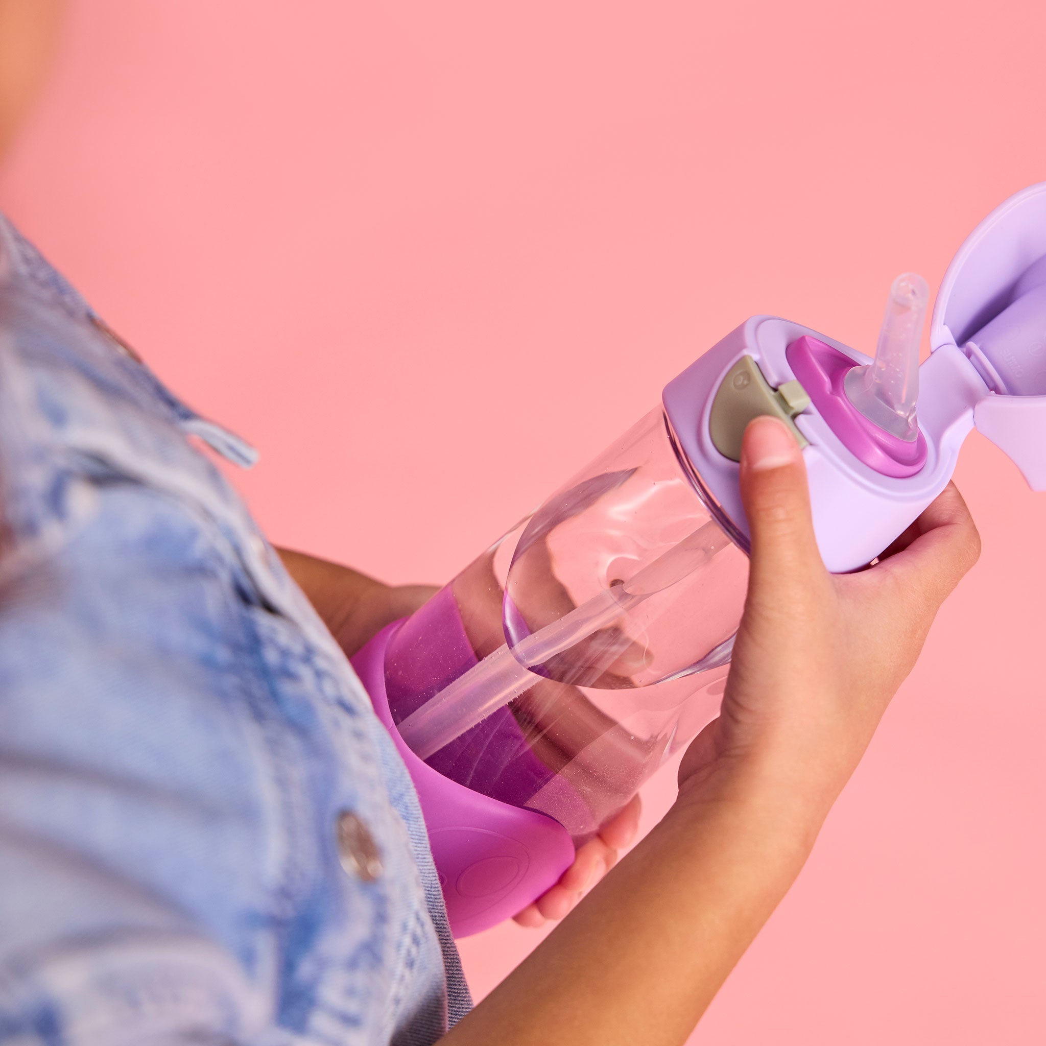 【New】トライタンドリンクボトル 450ml（プラスチック製水筒）/Tritan drink bottle 450ml - sugar plum