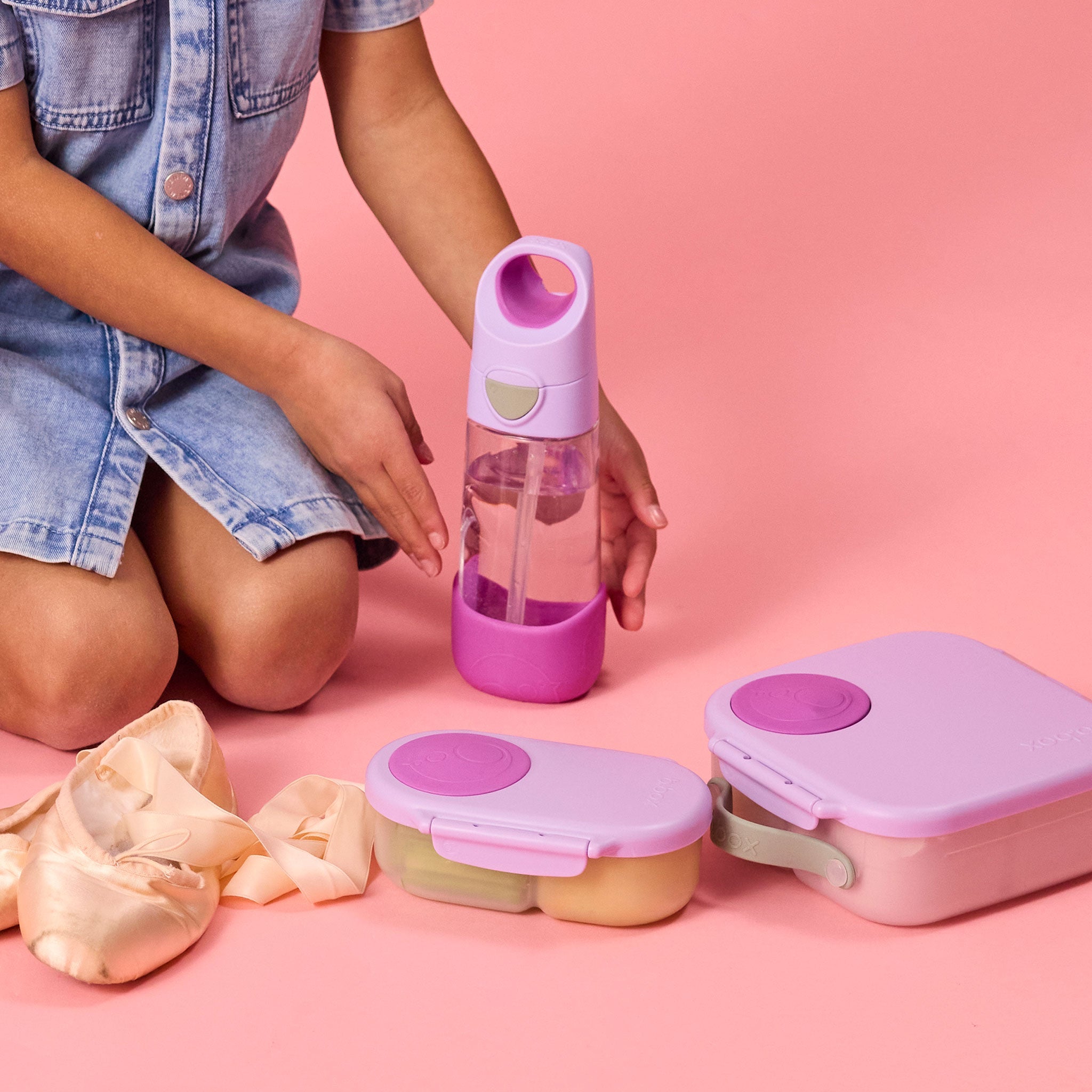 【New】トライタンドリンクボトル 450ml（プラスチック製水筒）/Tritan drink bottle 450ml - sugar plum