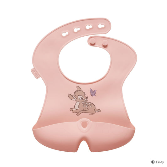 【New】ディズニーシリコンビブ/Disney Silicone Bib - Bambi
