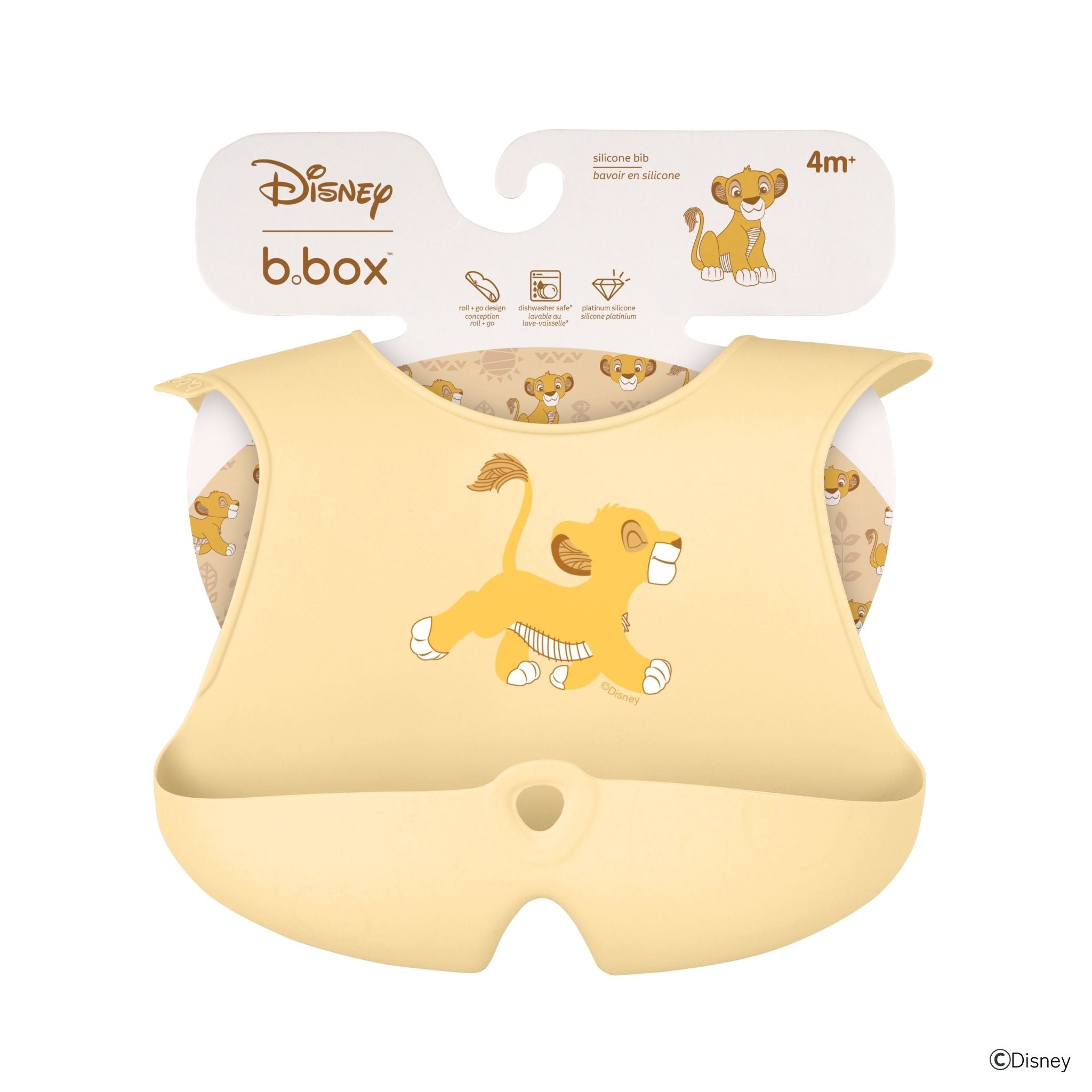 【New】ディズニーシリコンビブ/Disney Silicone Bib - The Lion King
