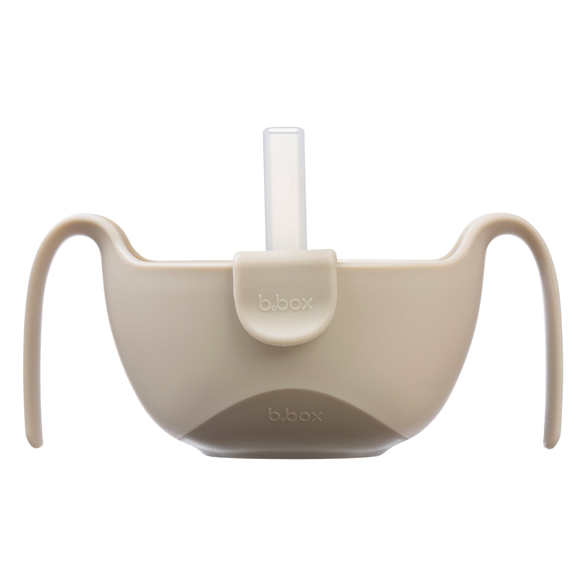 シップスナックボウル（蓋・取手付きお食事ボウル） latte　ストロー付き