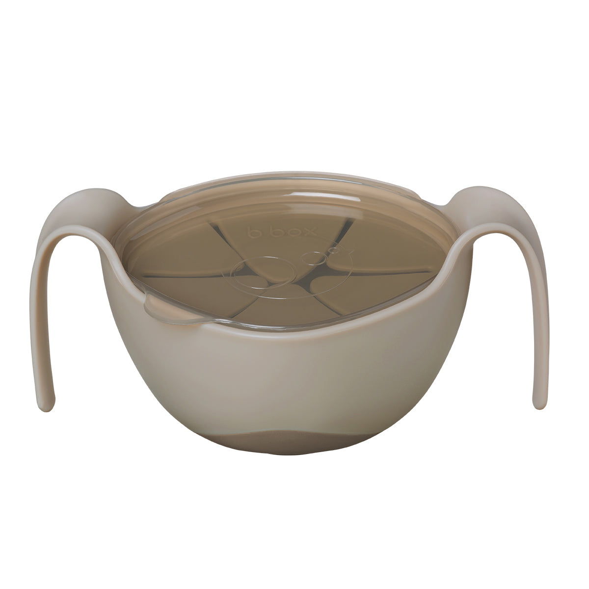 シップスナックボウル（蓋・取手付きお食事ボウル） latte　スナックインサート付き　蓋付き