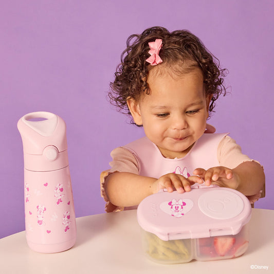 【New】ディズニースナックボックス（お弁当箱）Disney Snackbox  - Minnie Soft