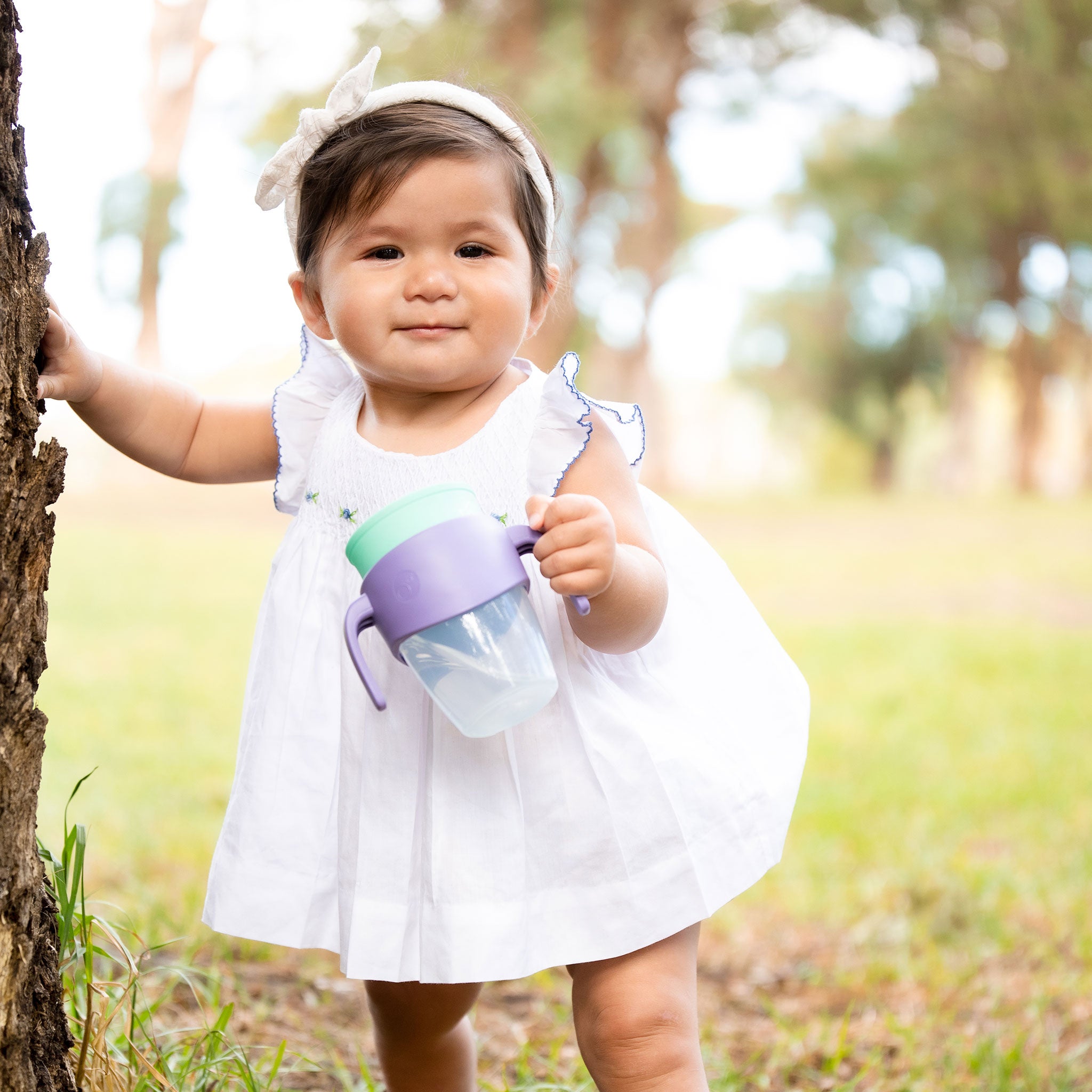 360カップ（コップ飲み練習用アイテム）/360 cup - lilac pop