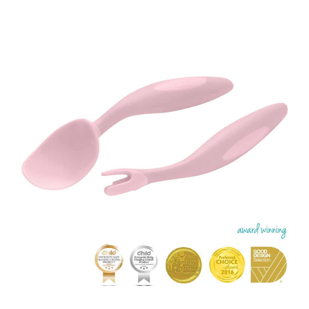 カトラリーセット/Toddler cutlery set - blush