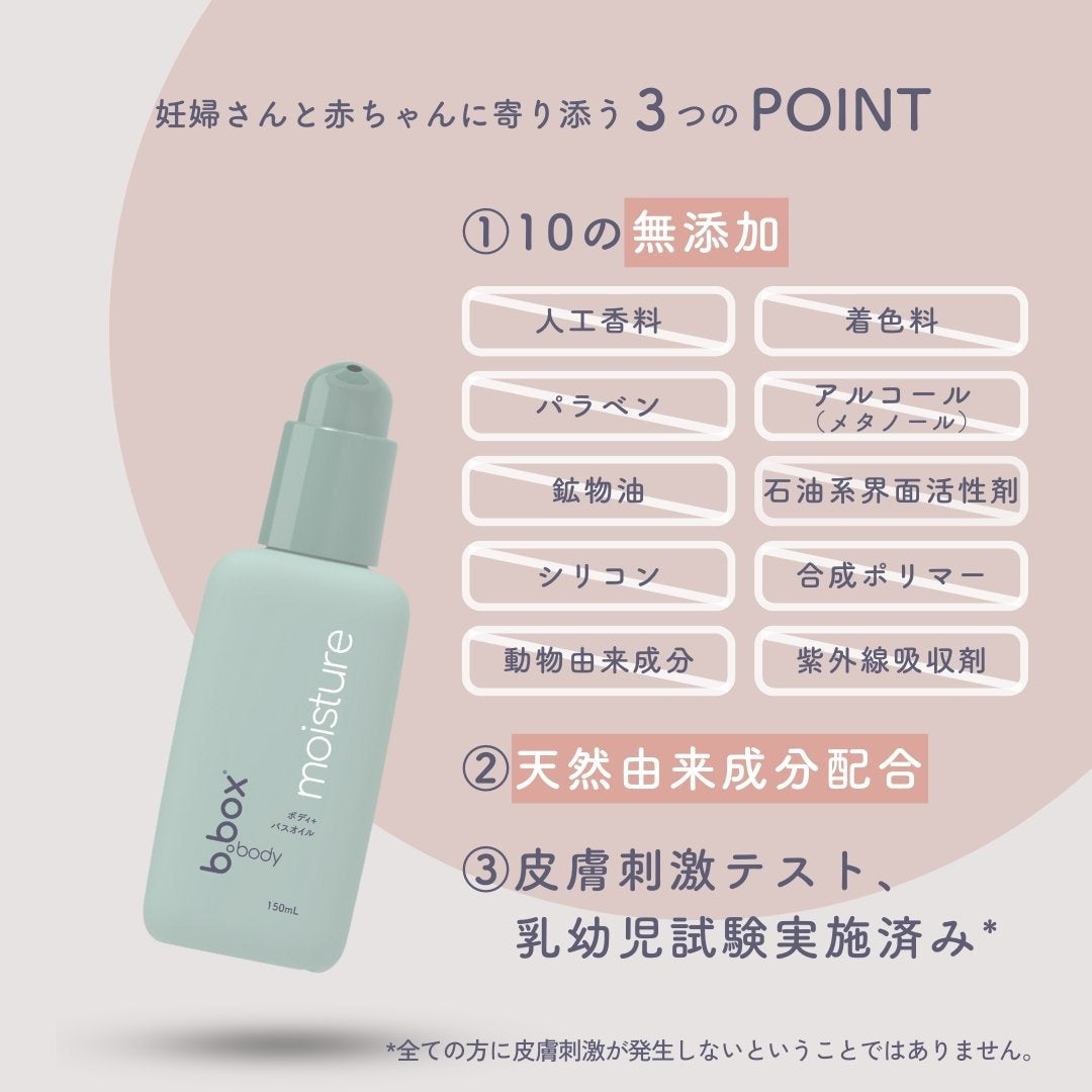 b.box body moistureの無添加表示