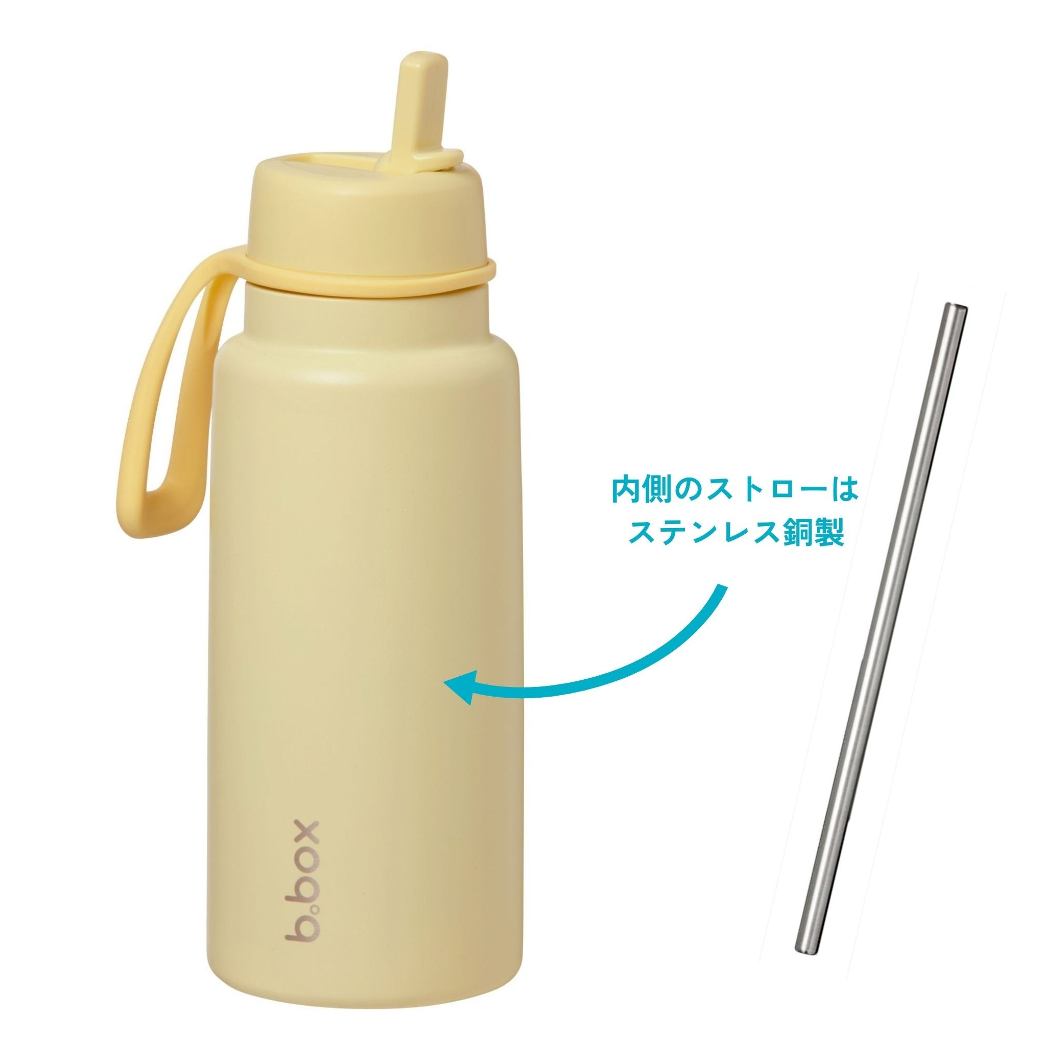 【New】フリップトップボトル 1L（ステンレス製水筒）/Insulated Flip Top Bottle 1L - lemontwist