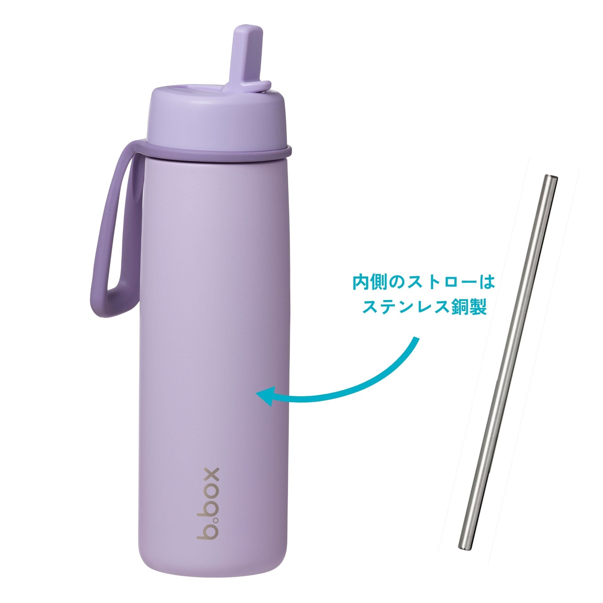 【New】フリップトップボトル690ml（ステンレス製水筒）/ Insulated Flip Top Bottle 690ml - lilac love