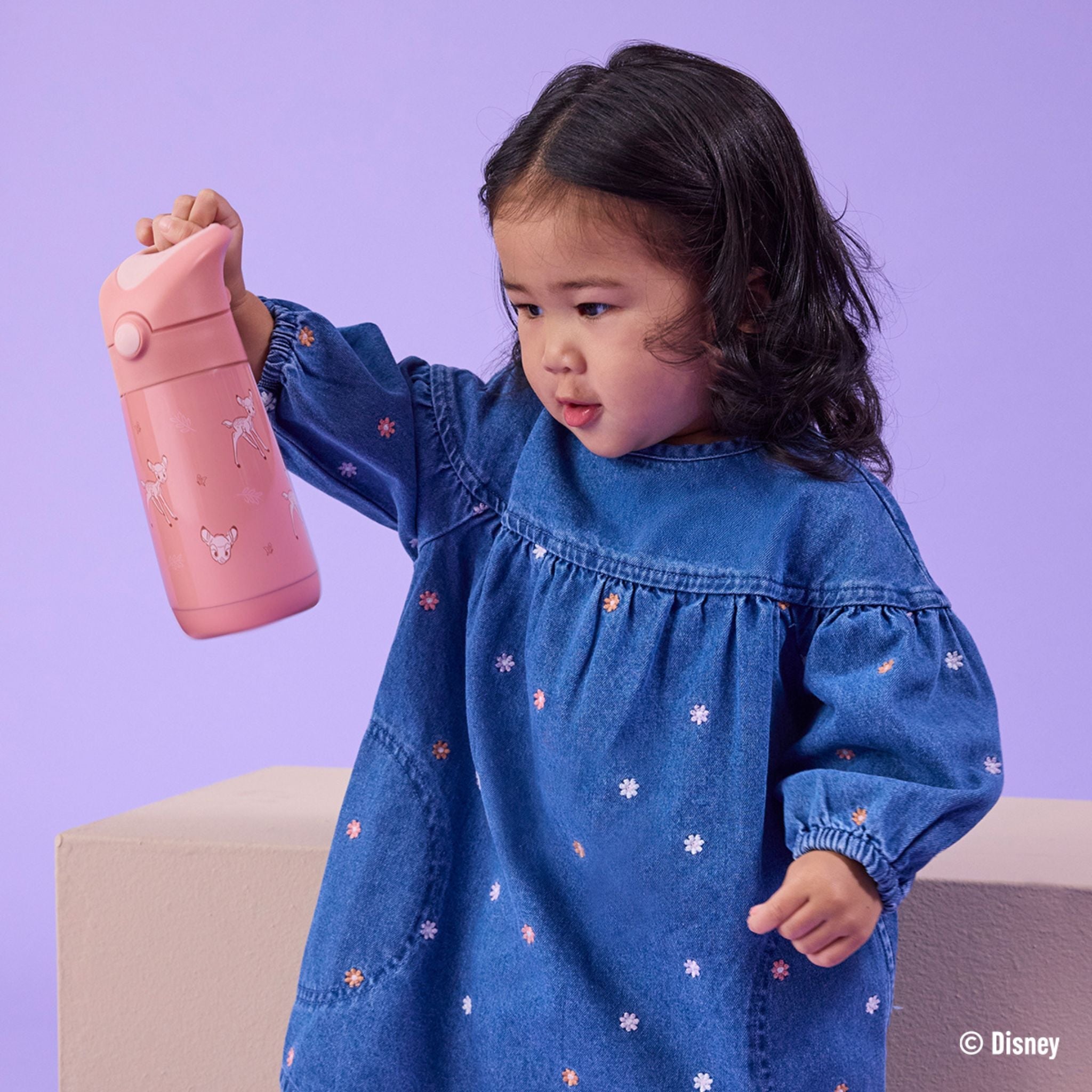 【New】ディズニー ステンレスドリンクボトル 350ml（ステンレス製水筒）/Disney Insulated drink bottle 350ml - Bambi