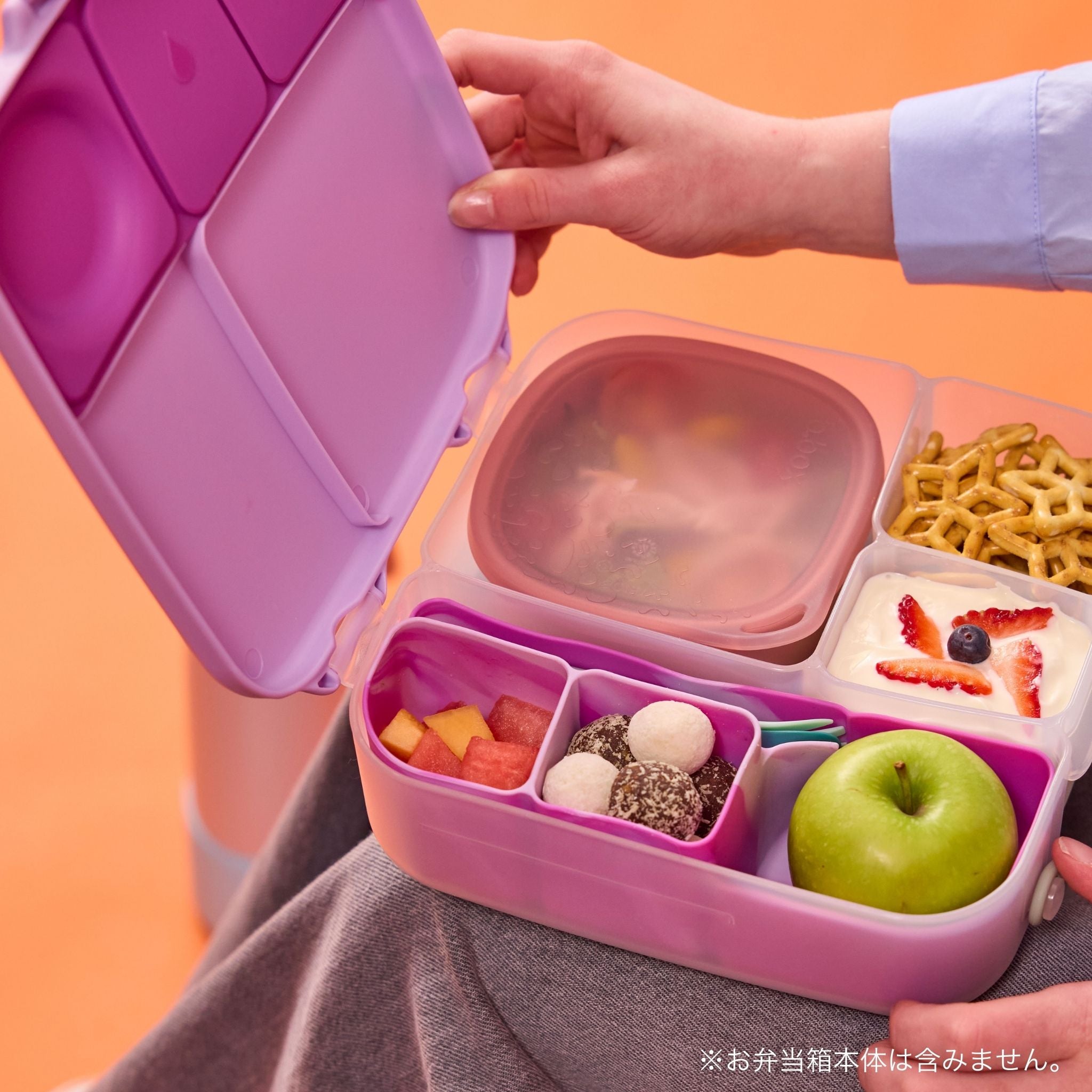 【New】ランチボックス用シリコントレー /silicone bento tray - lunch - forest