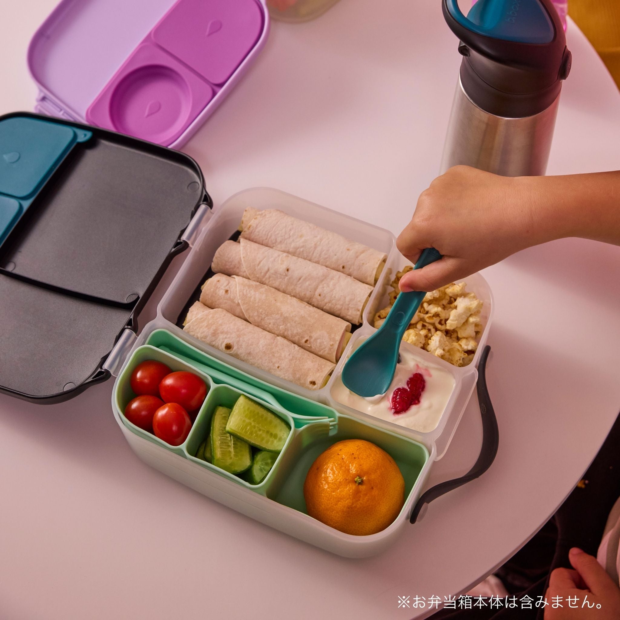 【New】ランチボックス用シリコントレー /silicone bento tray - lunch - berry