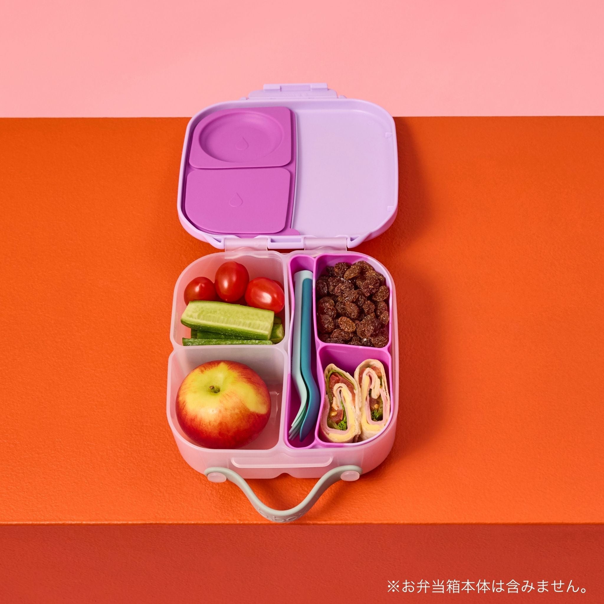 【New】ミニランチボックス用シリコントレー /silicone bento tray - mini - cosmic