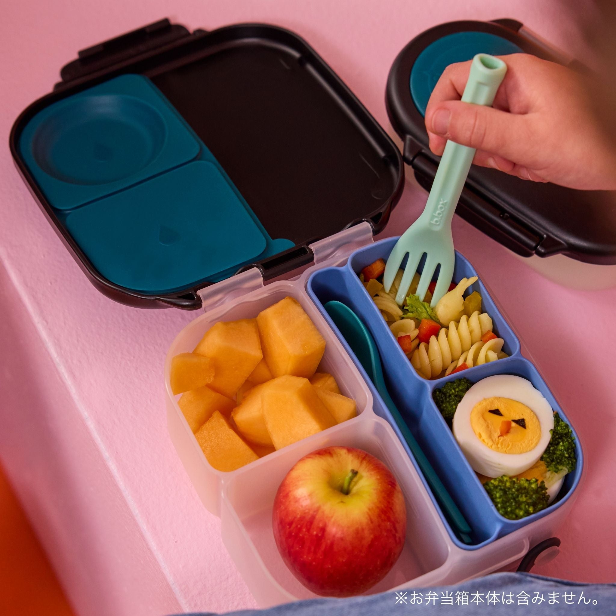 【New】ミニランチボックス用シリコントレー /silicone bento tray - mini - ocean