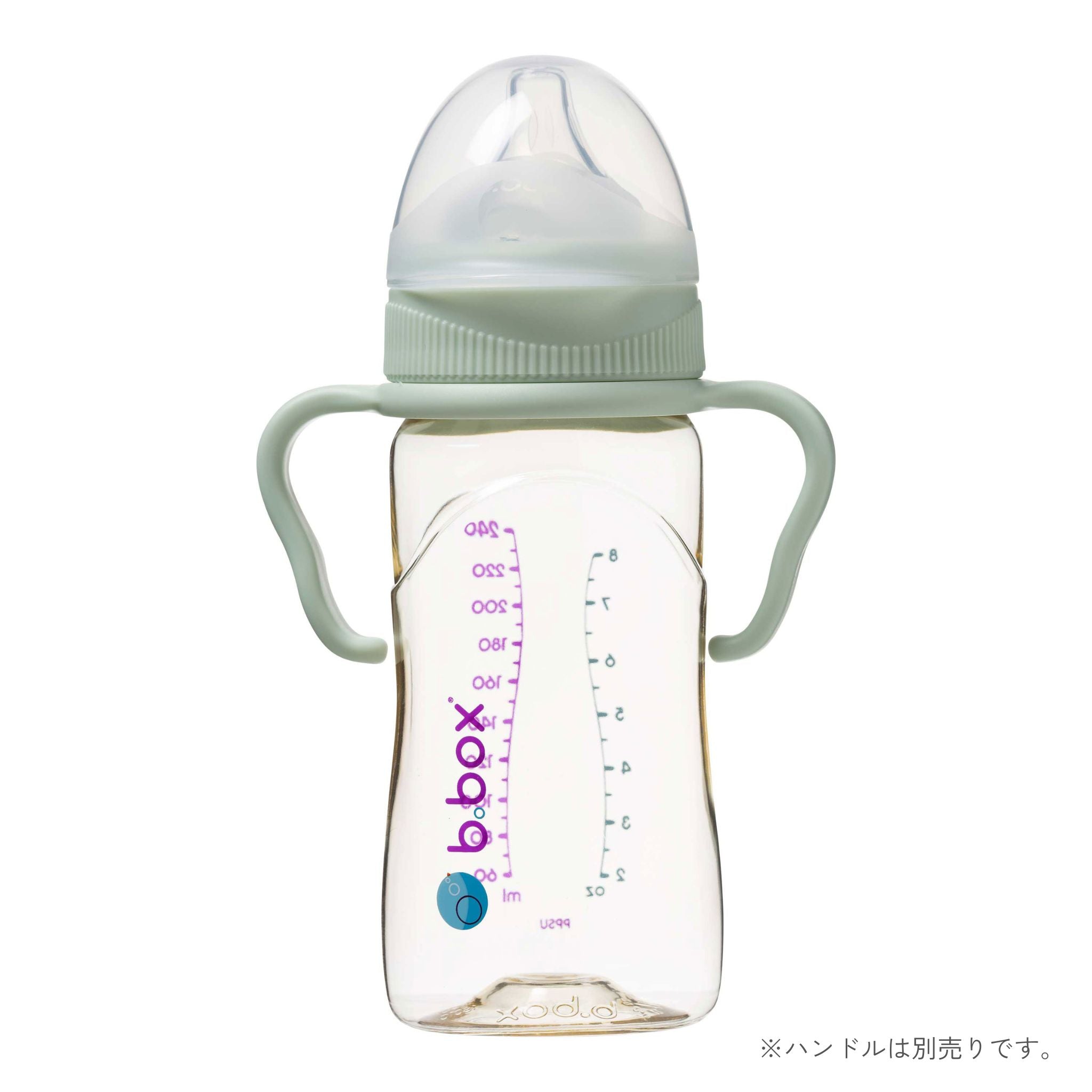 PPSU製哺乳瓶 240ml/PPSU Baby Bottle 240ml - Sage