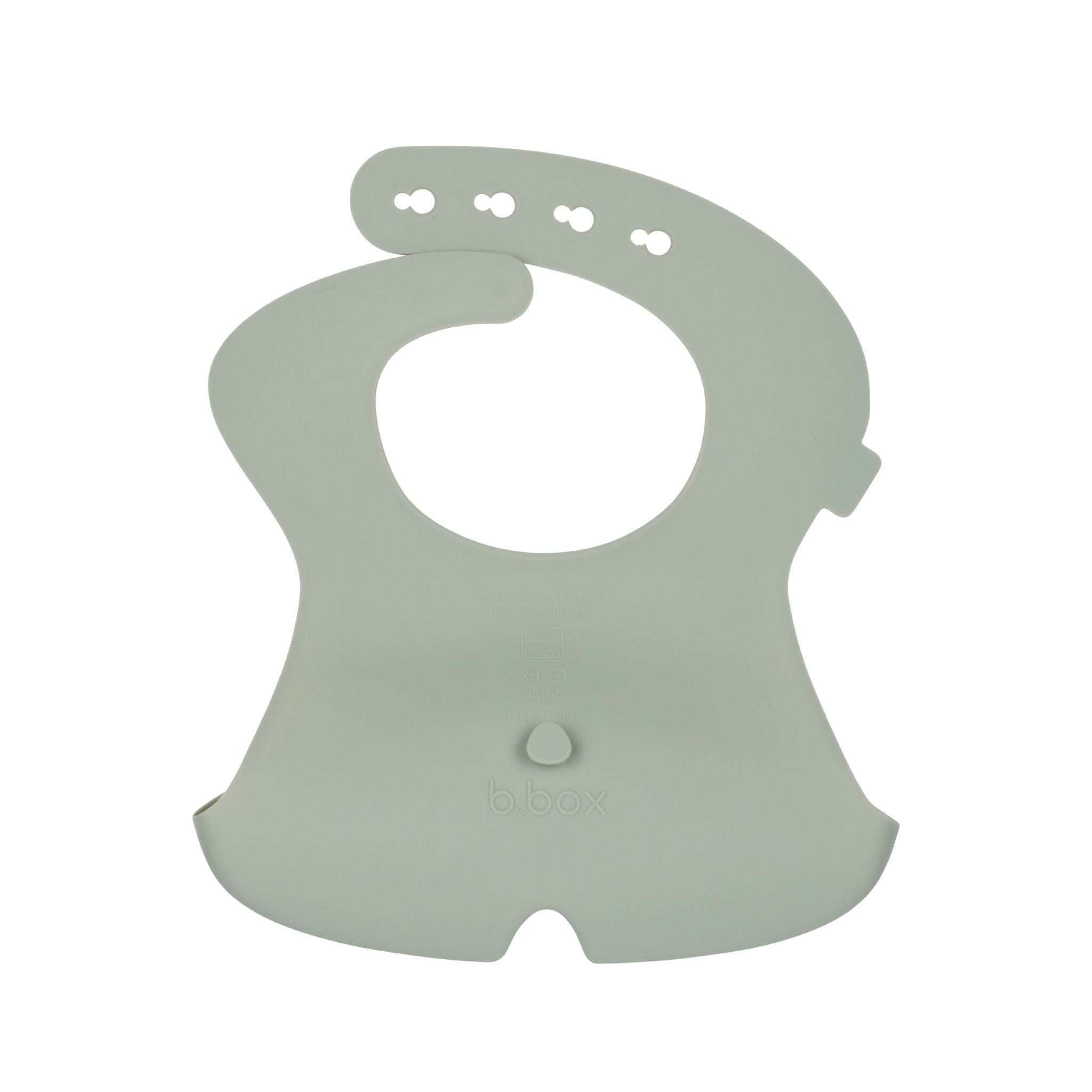 シリコンビブ/Silicone Bib - sage