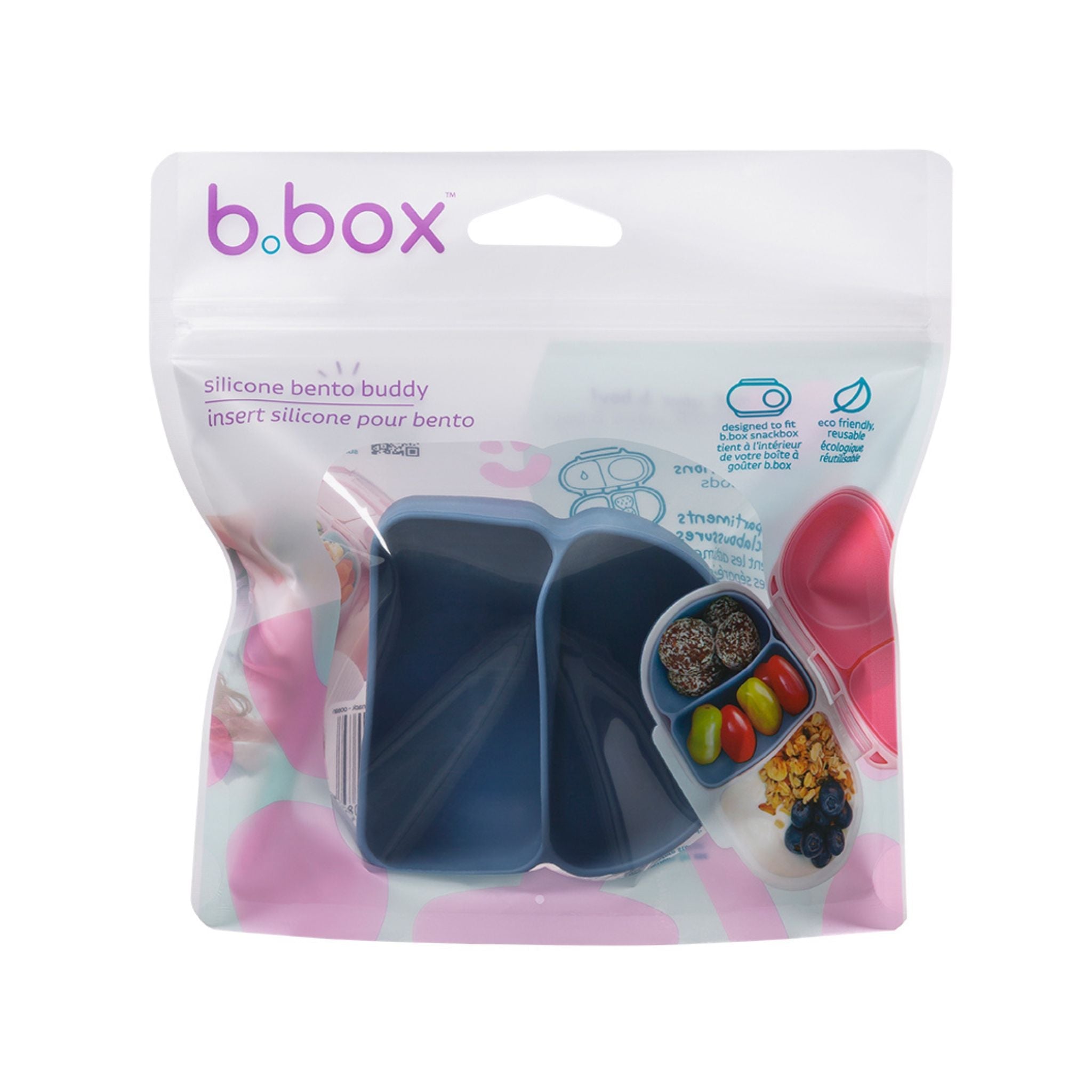 【New】スナックボックス用シリコンバディー /silicone bento buddy - snack - ocean