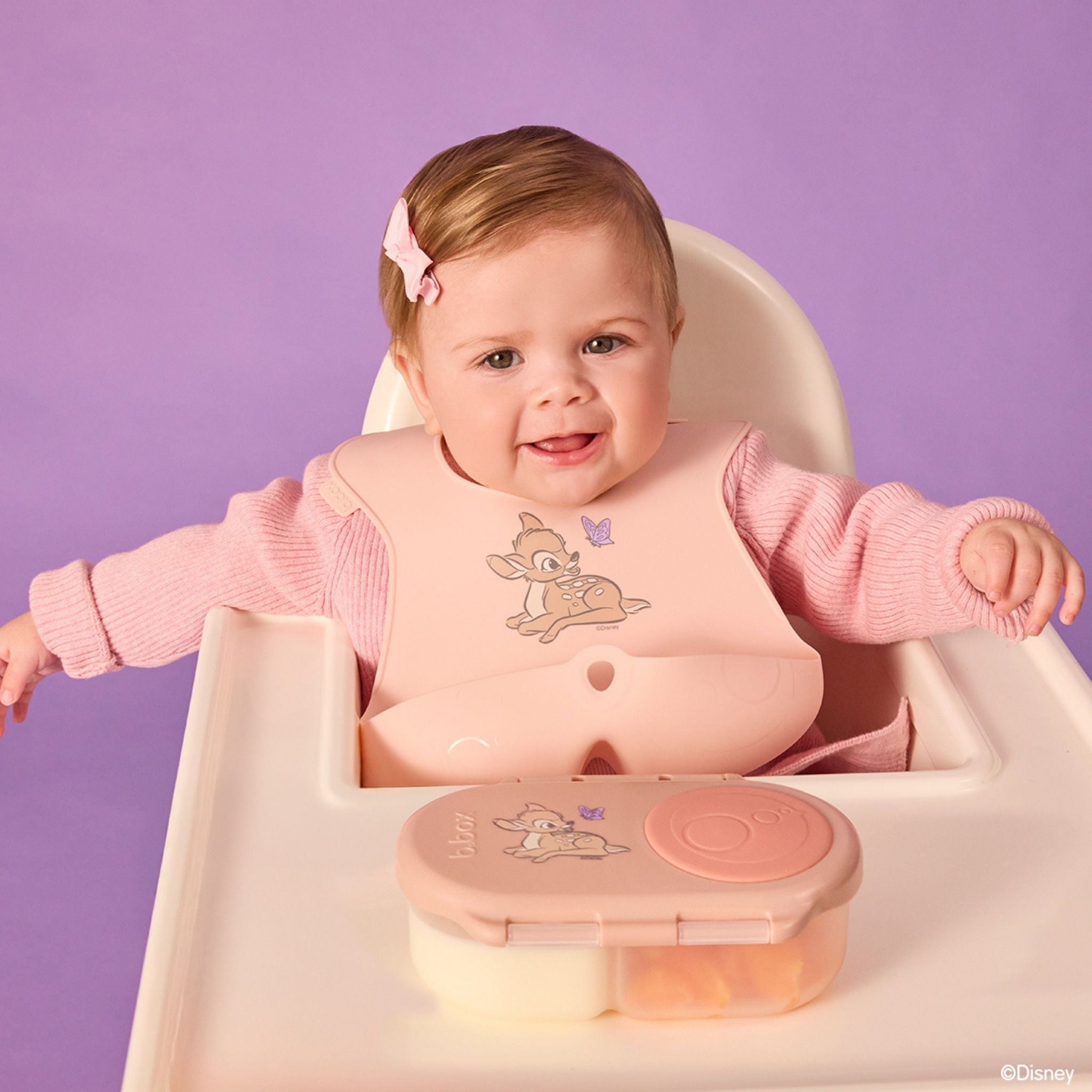 【発売開始前】ディズニーシリコンビブ/Disney Silicone Bib - Bambi