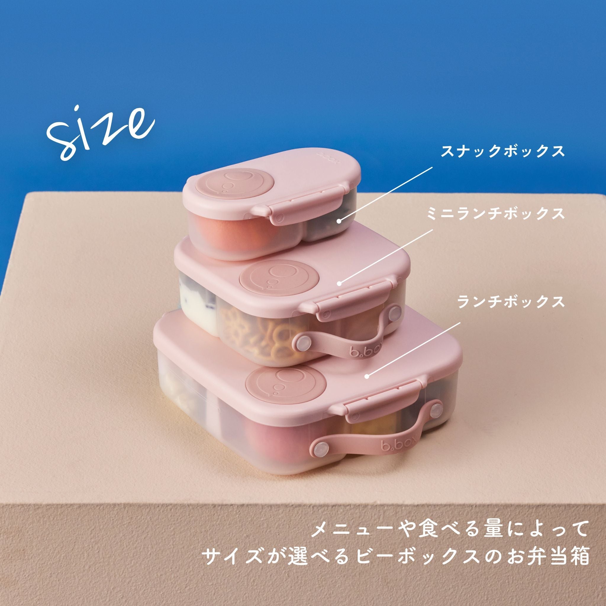 【New】スナックボックス（お弁当箱）/Snackbox  - blush crush