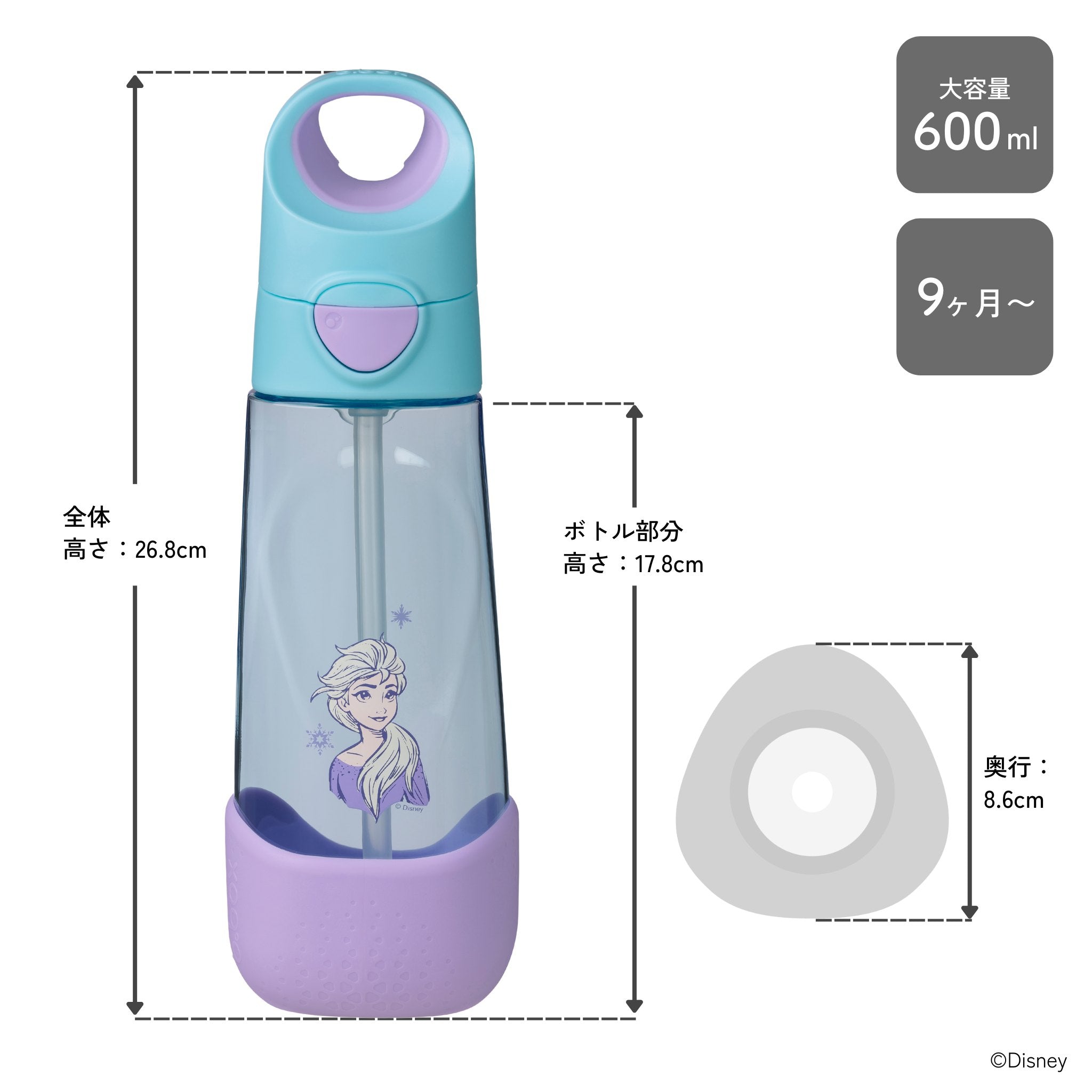 アナ雪 コレクション 水筒 600ml