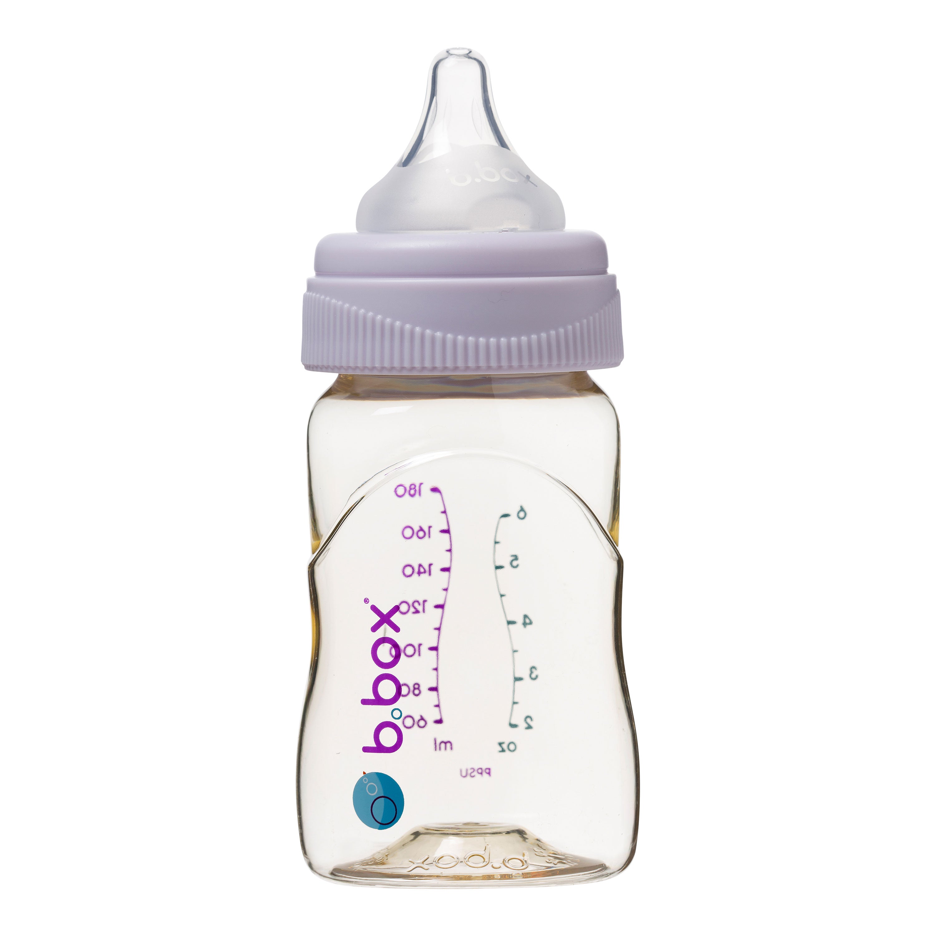 b.box* 哺乳瓶 PPSU Baby Bottle ベビー ボトル 180ml - Peony