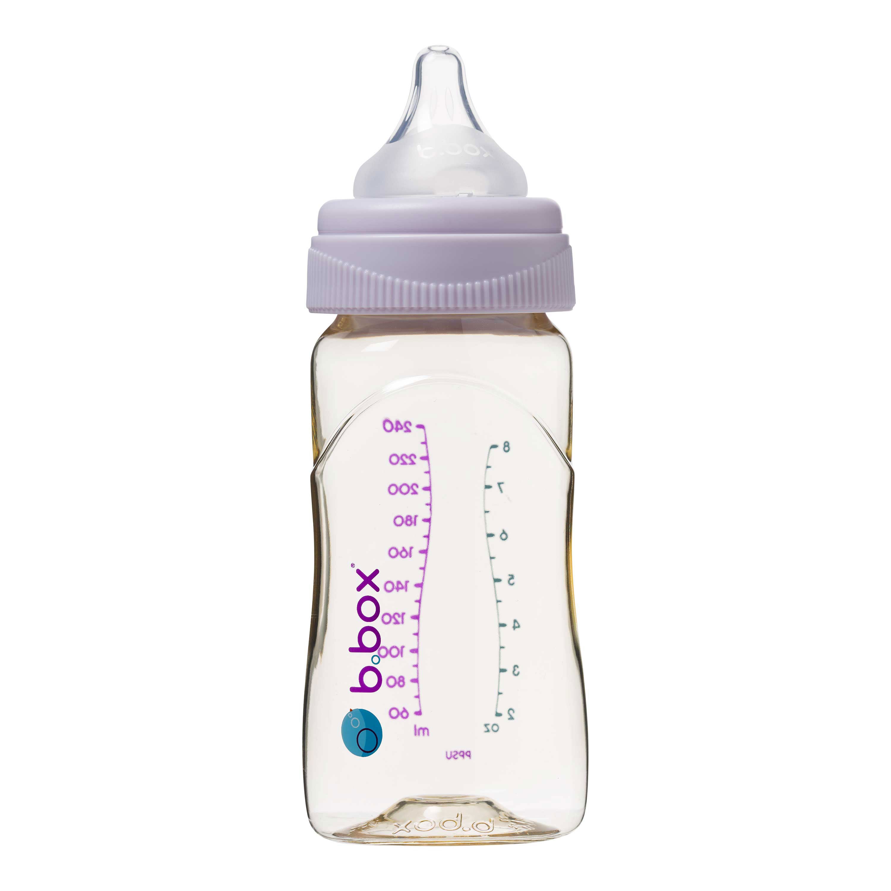 *b.box* 哺乳瓶 PPSU Baby Bottle ベビー ボトル 240ml - Peony