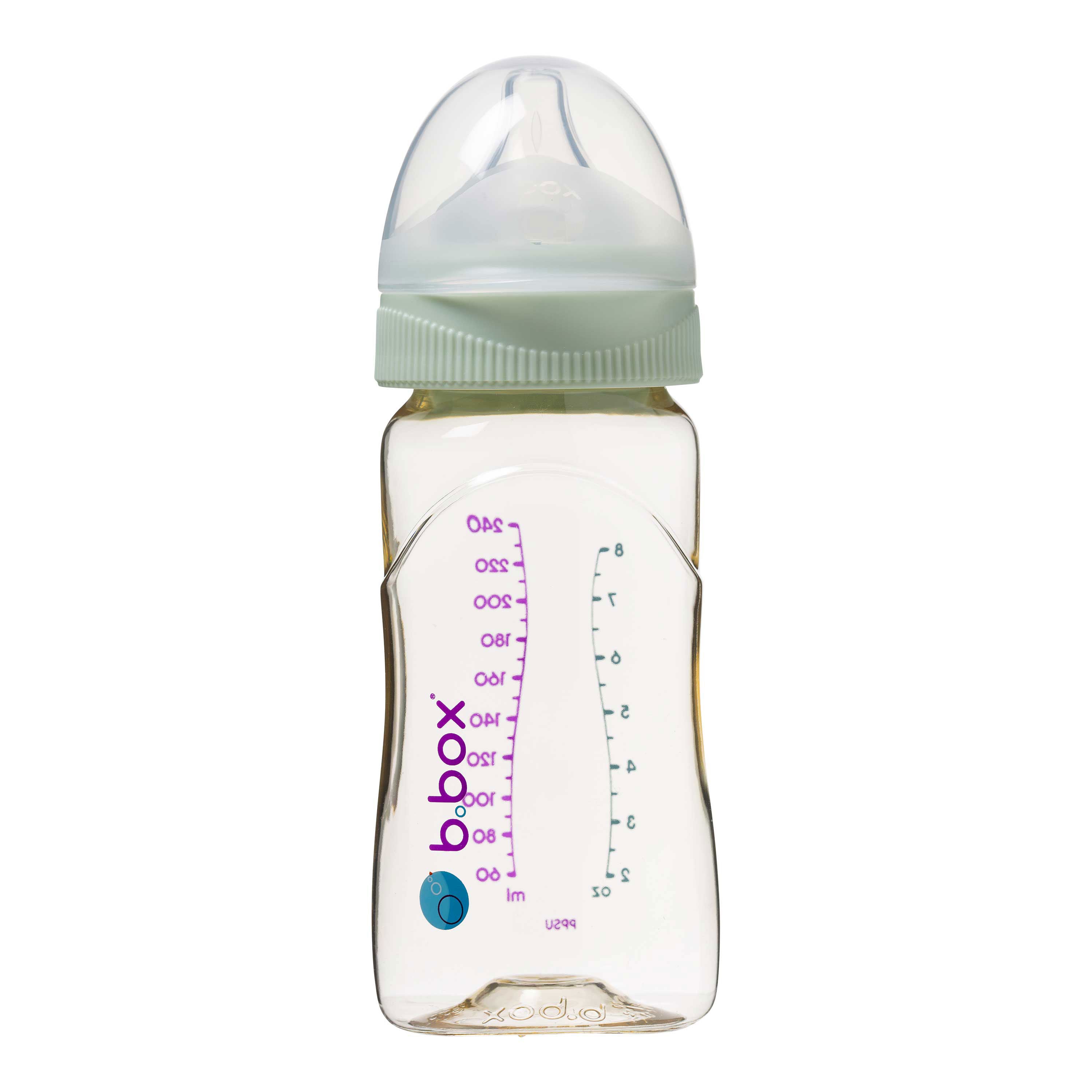 b.box* 哺乳瓶 PPSU Baby Bottle ベビー ボトル 240ml - Lullaby Blue