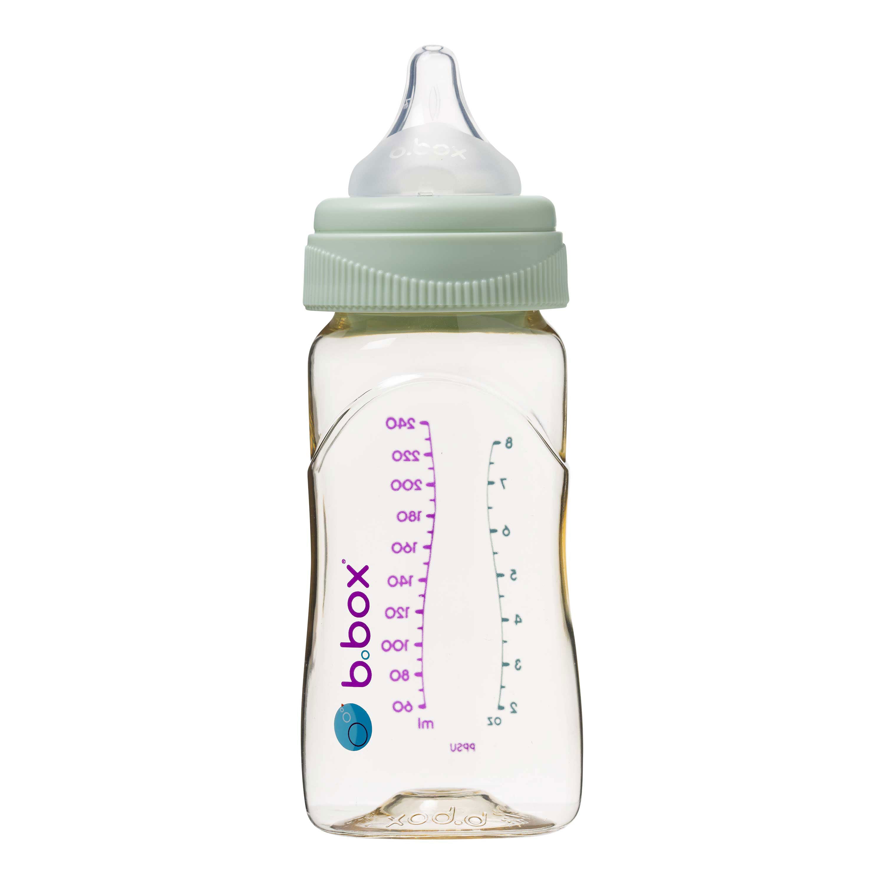 b.box* 哺乳瓶 PPSU Baby Bottle ベビー ボトル 240ml - Sage