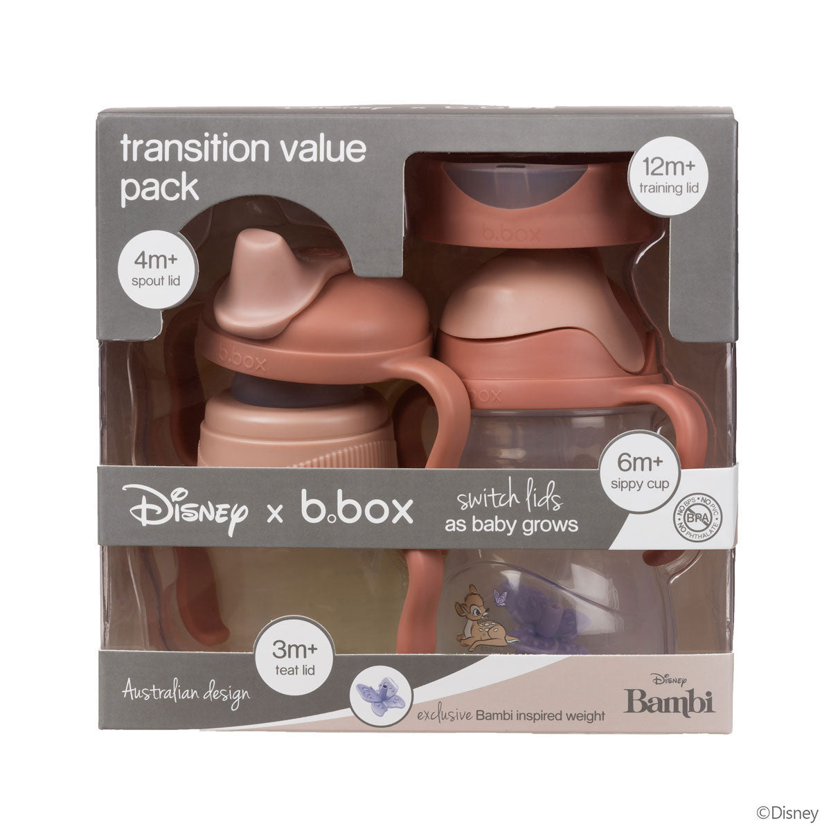 *b.box* Transition value pack ディズニーステップアップマグパック - Bambi