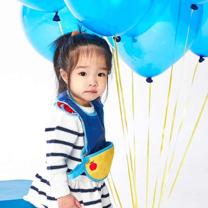 *b.box* travel bib+flexible spoon トラベルビブ - snow white - b.box Japan