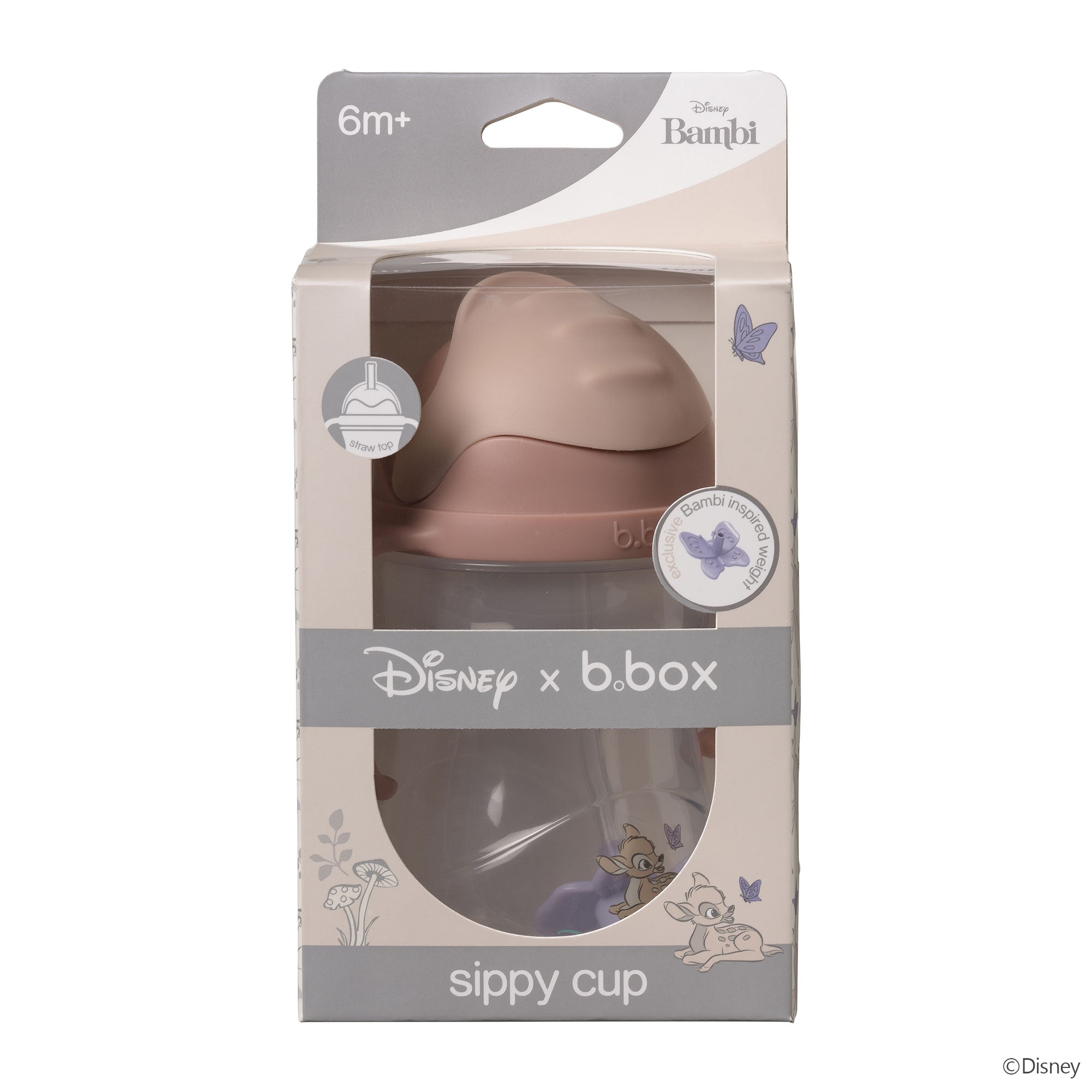 b.box* Sippy cup ストローマグ シッピーカップ - Bambi
